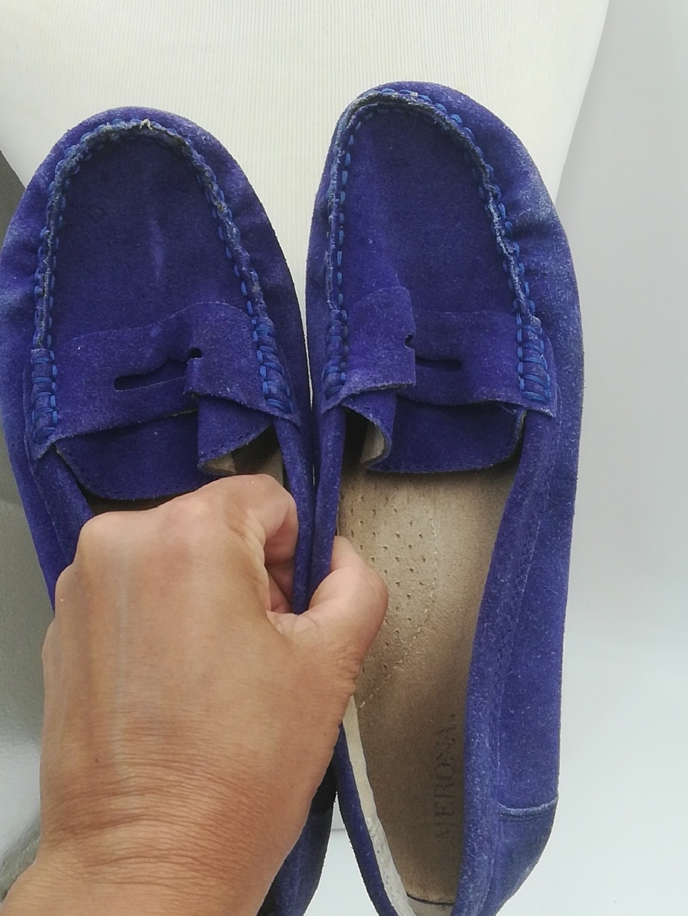 Merona Royal Blue Suede Penny Loafers